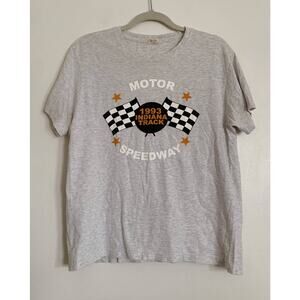 Light Grey Brandy Melville Motor Speedway T-Shirt OS